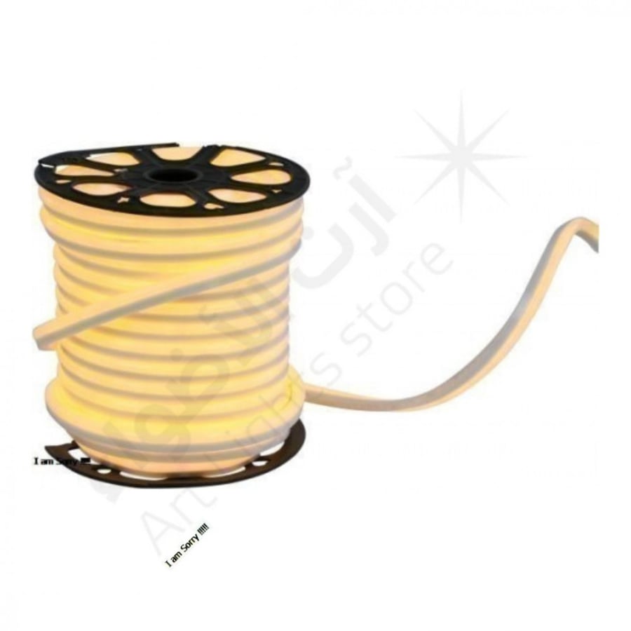 Hidden neon lighting for indoor and outdoor use 50 meters yellow color