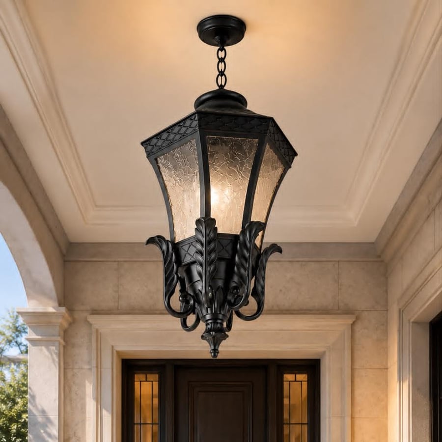 Hanging lantern for entrances – luxurious classic design