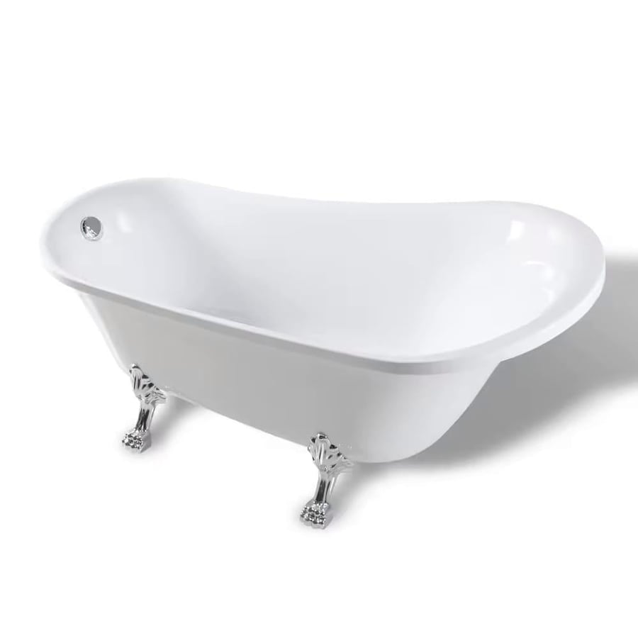 Faucet above the Egyptian white tile, available in other sizes