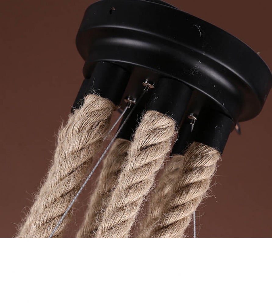 Chandelier rustic ceiling 6 heads indoor lighting