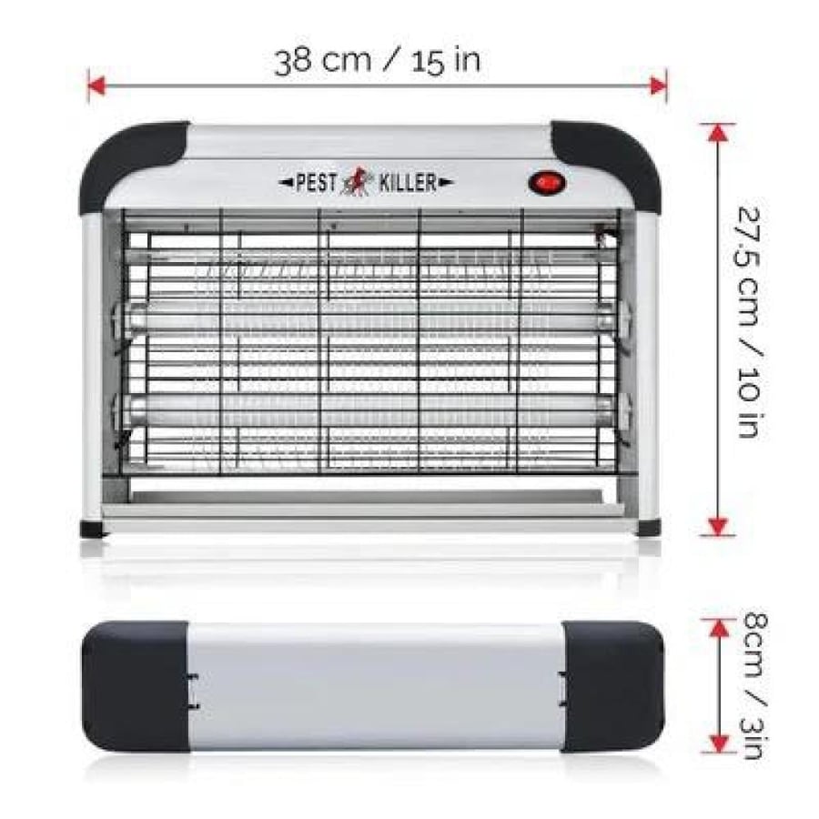Mosquito net, Malaysian-made, electric shock for flying insects, flies, wasps, and mosquitoes, 16-watt capacity, for indoor and outdoor use, high quality