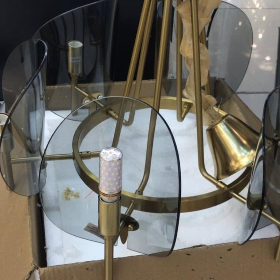 Modern ceiling chandeliers in two sizes