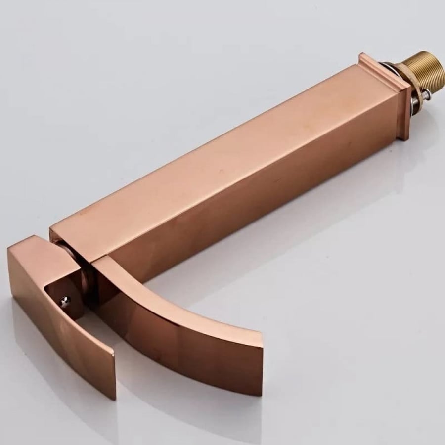 High control sink mixer with a single handle for hot and cold water, easy to adjust the water temperature (brass)
