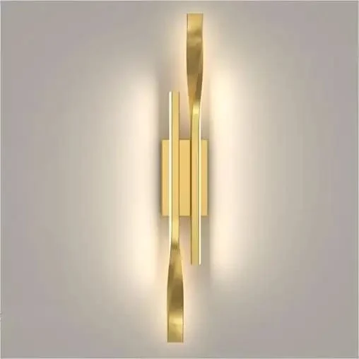 Wall-mounted LED modern lamp battery-operated with three lights available in two colors