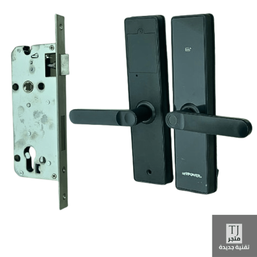 Smart interior door handle black NEWPOWER