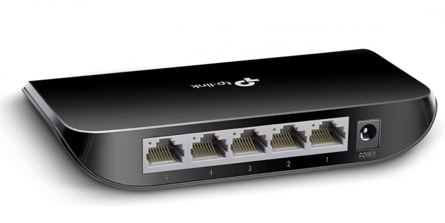 جيجا بايت مقسم شبكة سويتش  تبلينك TP-LINK عادي 5 مخارج