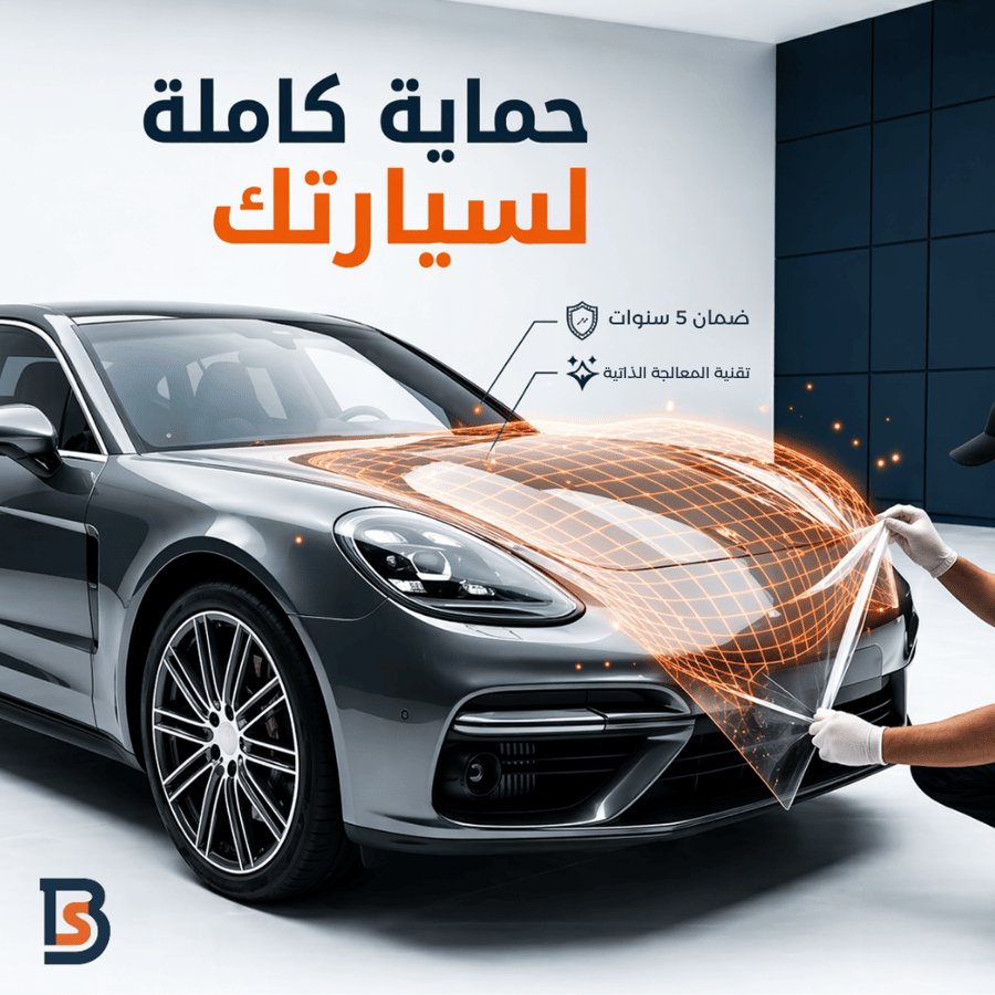 فلم حماية السيارة PPF رول شفاف 15*1.52 متر Boost Shiled PPF