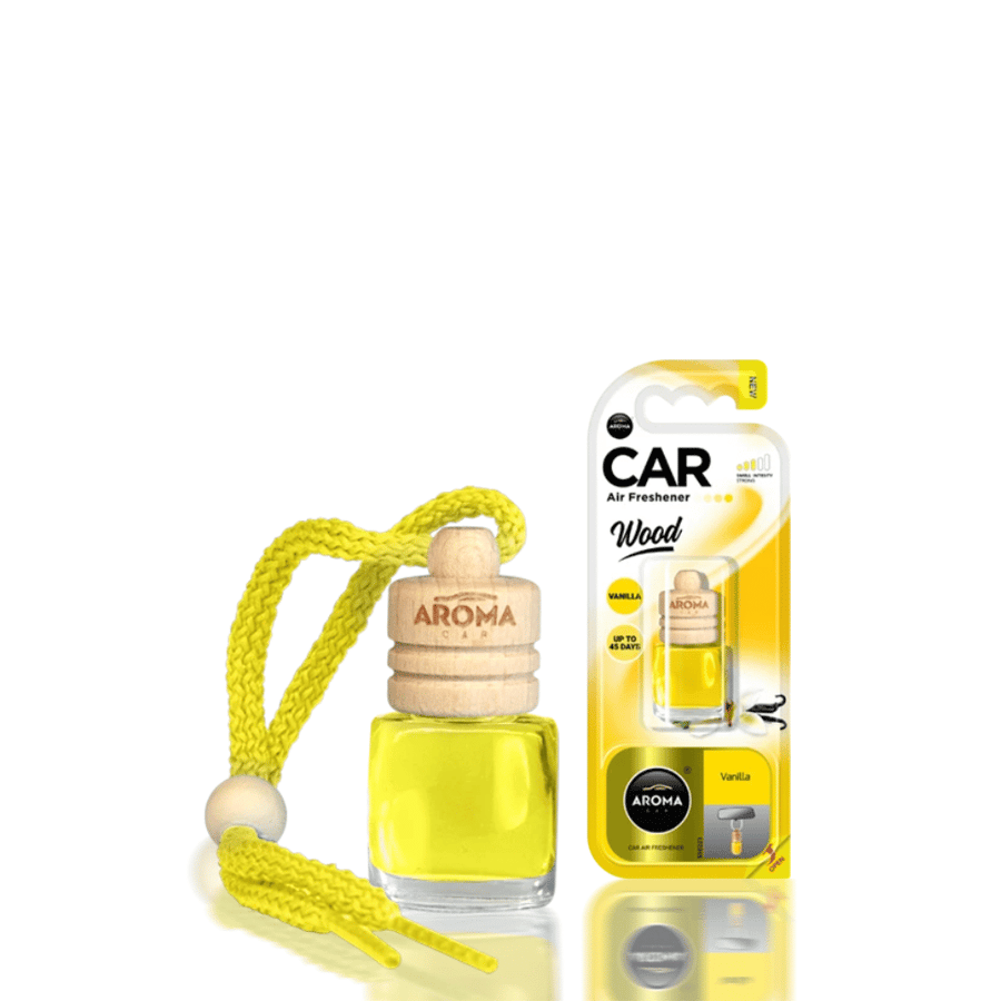 معطر الفواحة الخشبية تعليقة برائحة الفانيلا - Aroma WOOD