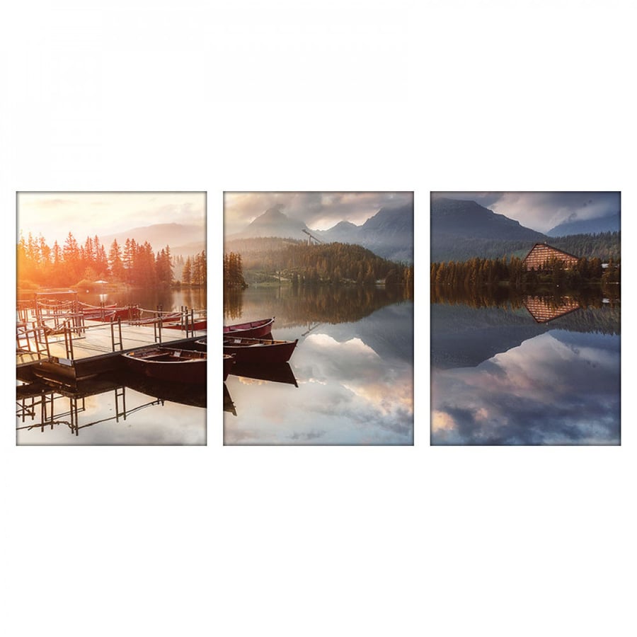 Wall art for home decor printed on canvas fabric with hidden frame size 180 × 80 cm