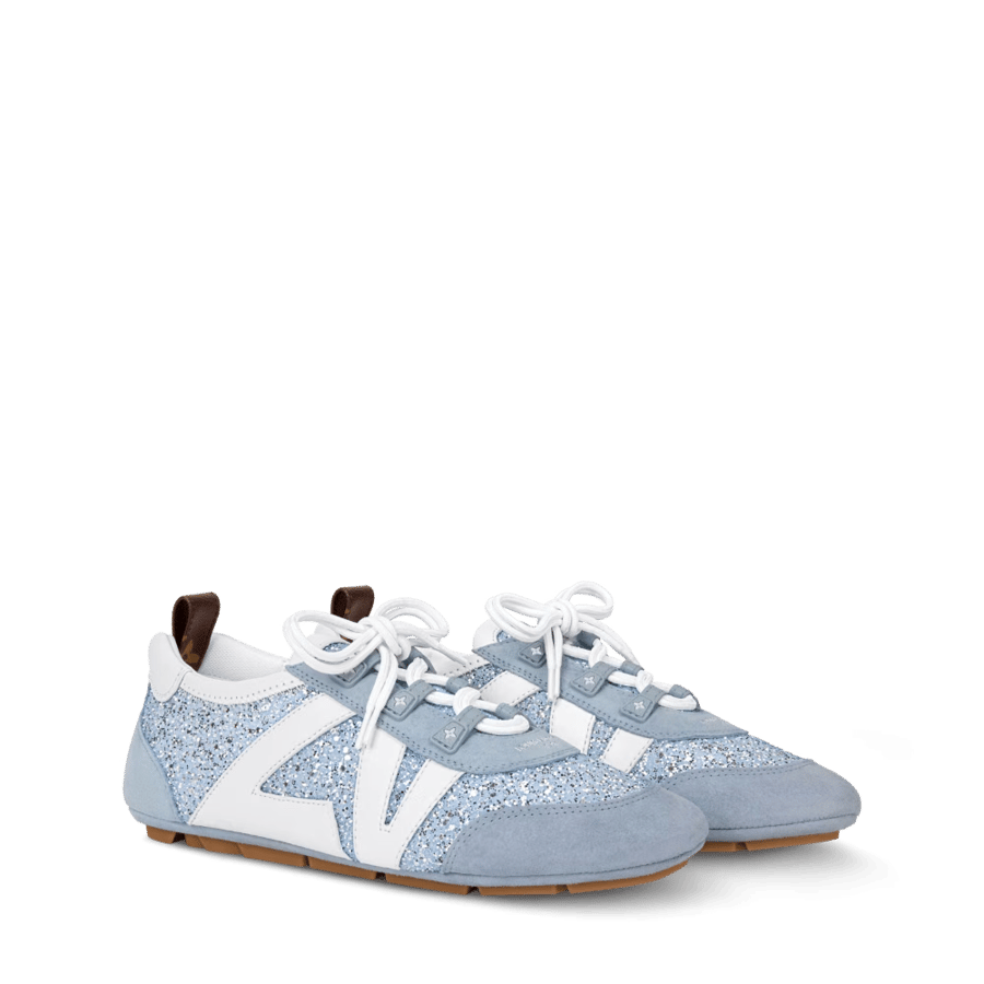 Louis Vuitton LV Sneakerina Sequin Metallic Blue