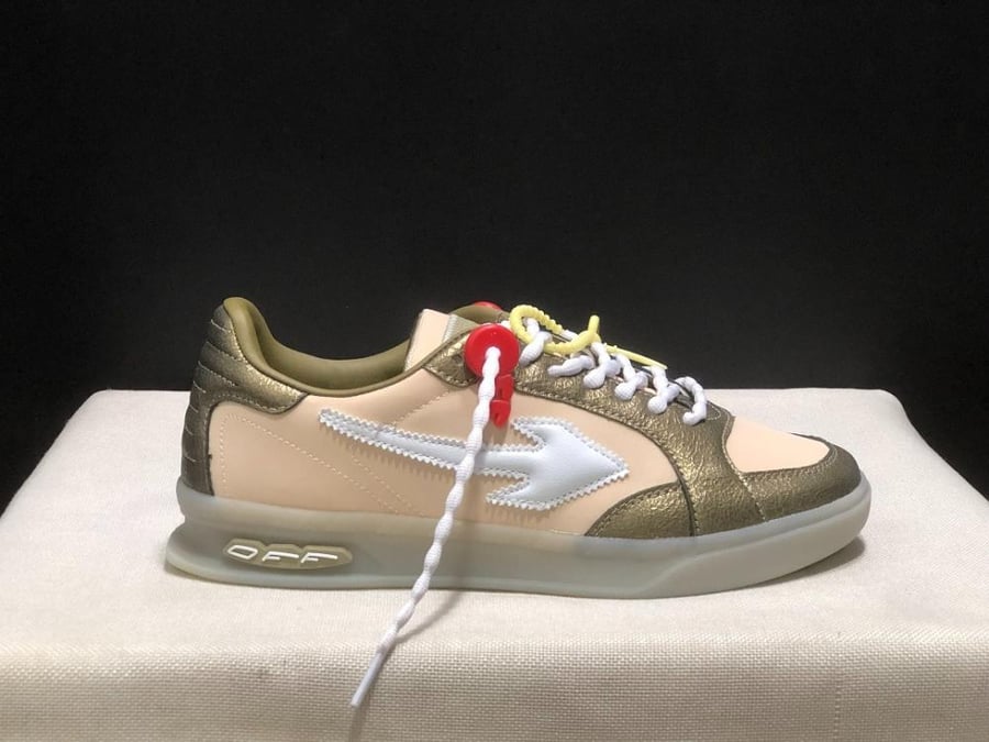 Off-White End Of Play Metallic Gold / Brown