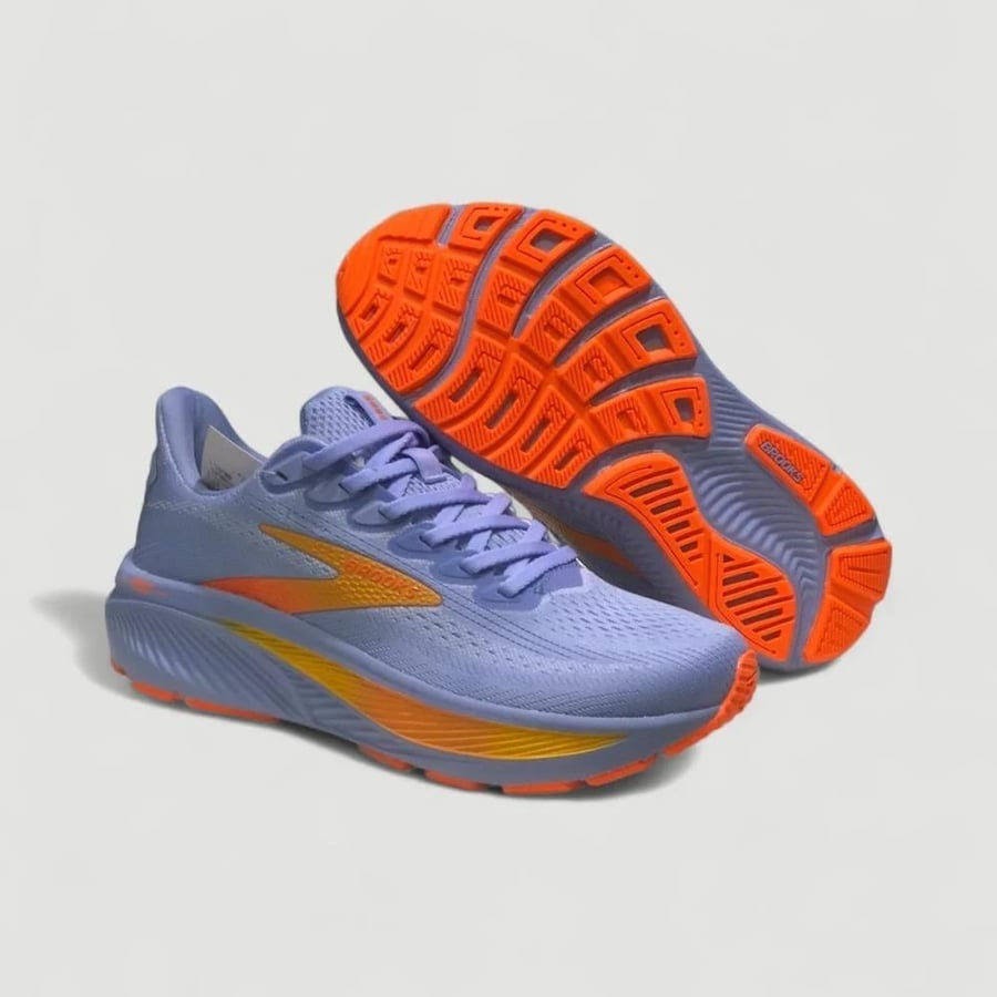 حذاء بروكس جوست 17 | Brooks Ghost 17 Blue Heron White Orange