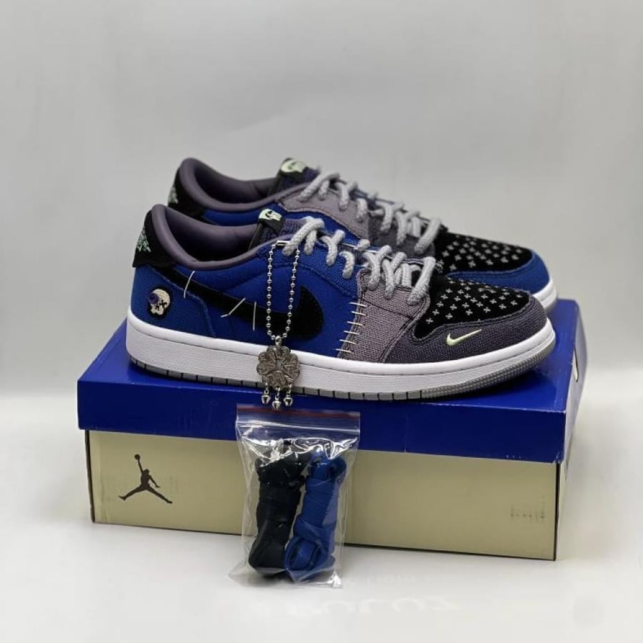 Zion Williamson x Air Jordan 1 Low OG “Voodoo Alternate” Blue
