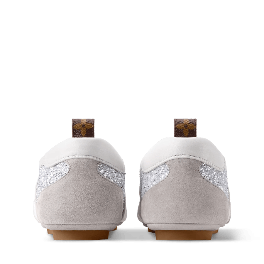 Louis Vuitton LV Sneakerina Sequin Metallic Silver