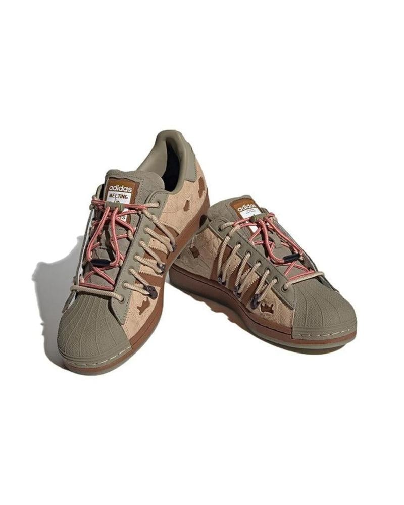 adidas originals Superstar x melting sadness 'Green Brown' '