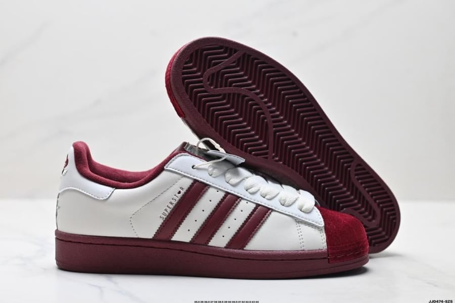 adidas Superstar II 'White Shadow Red'