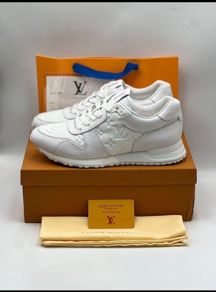 Louis Vuitton EPI Blended Fabrics Street Style Plain Leather Dad Sneakers Logo