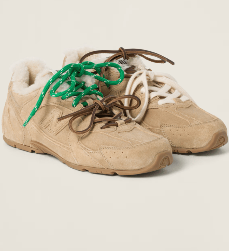 New Balance x Miu Miu 530 Suede Mesh 'Ecru'