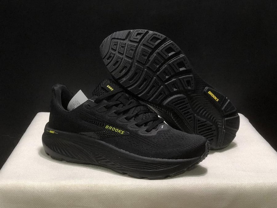 حذاء بروكس جوست 17 | Brooks Ghost 17 Ebony Black Yellow