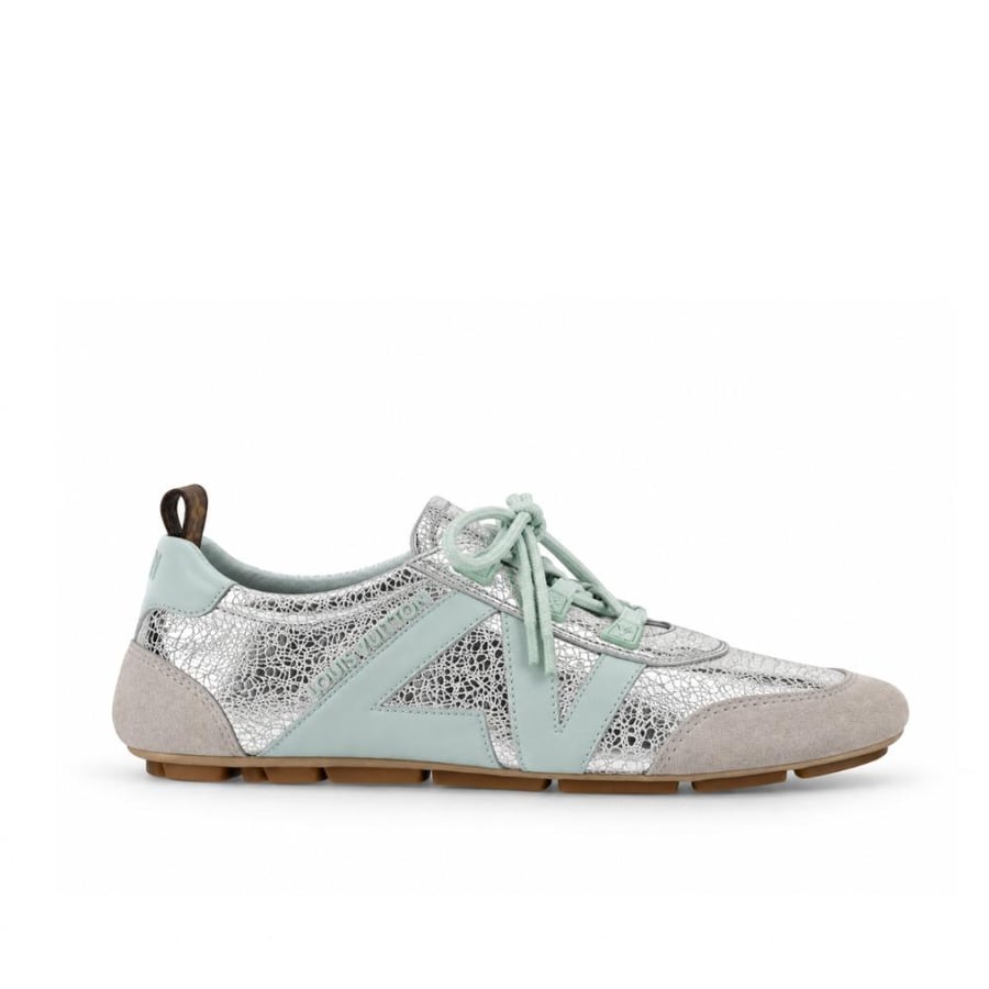 Louis Vuitton LV Sneakerina Metallic Silver