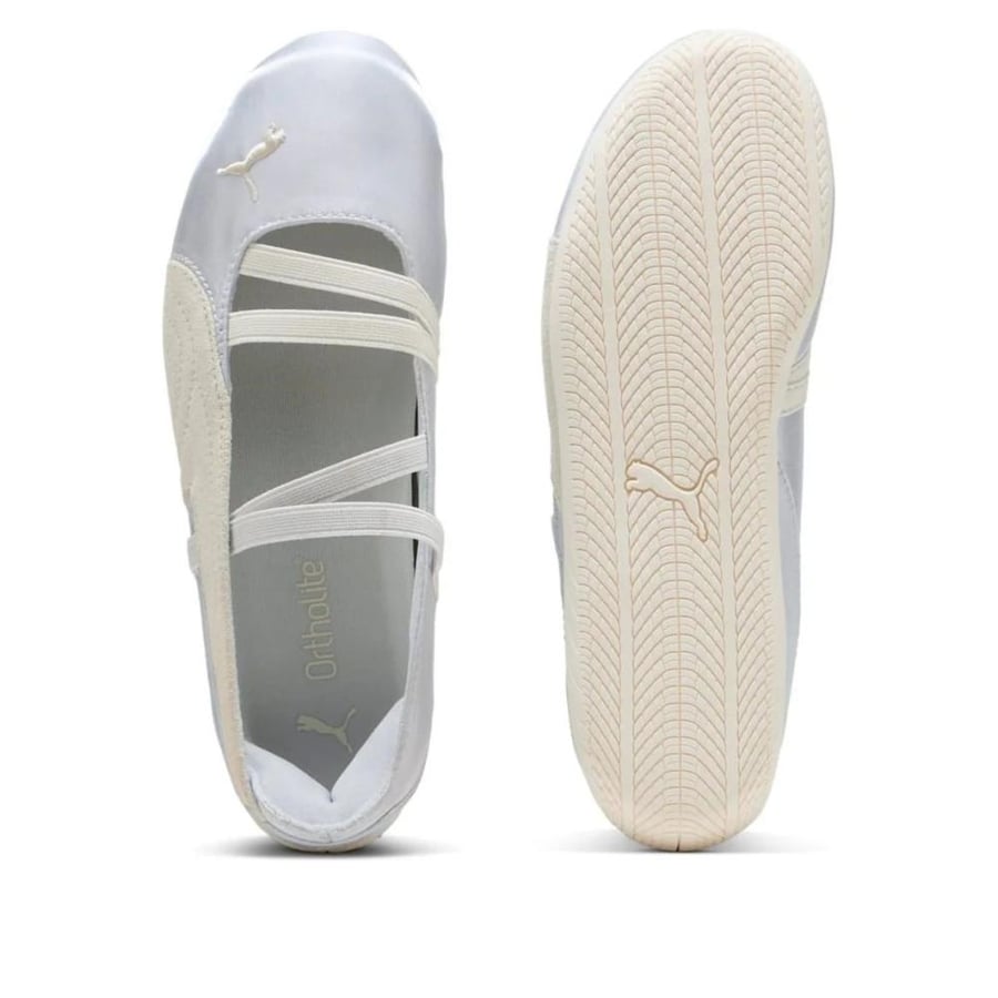 (WMNS) PUMA Speedcat Ballet 'Silver Mist Warm White Satin'