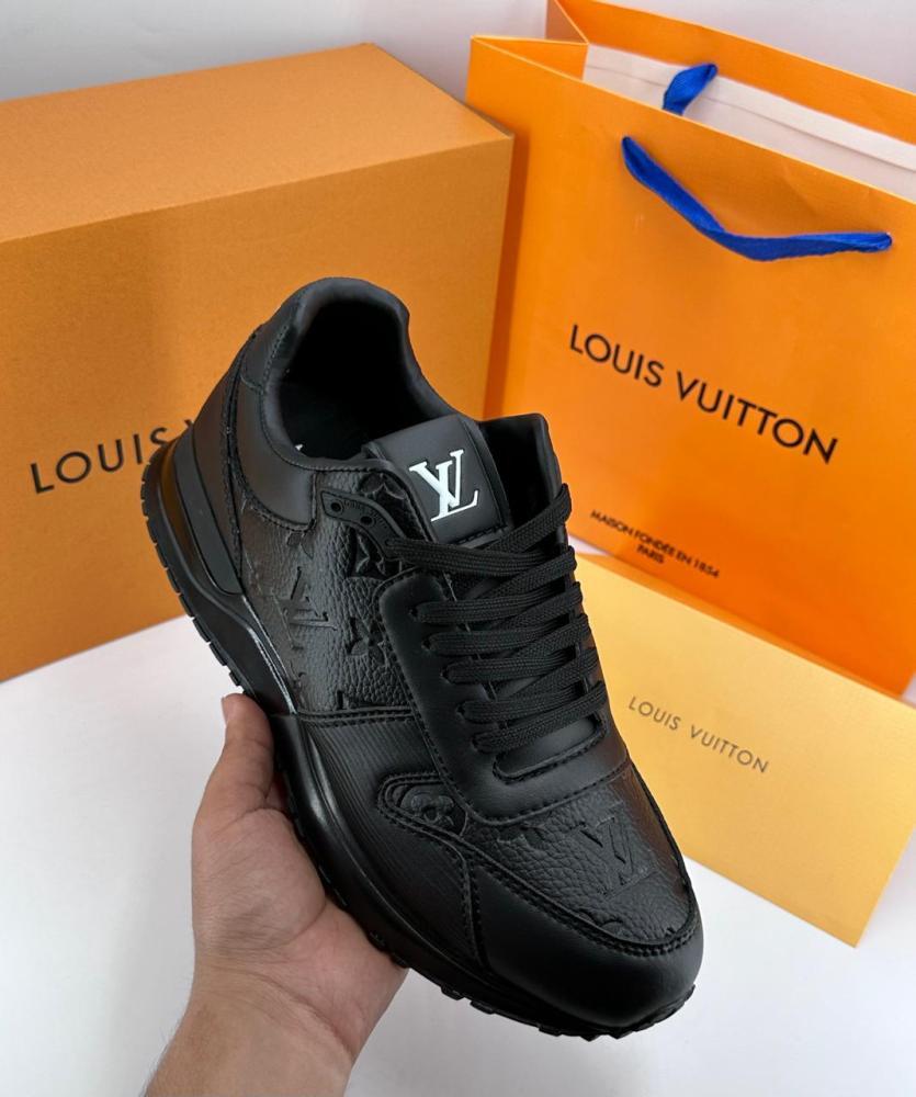 Louis Vuitton EPI Blended Fabrics Street Style Plain Leather Dad Sneakers Logo
