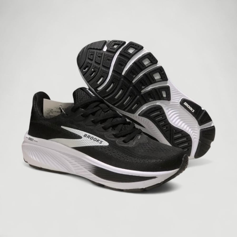 حذاء بروكس جوست 17 للجري | Brooks Ghost 17 Black Grey White