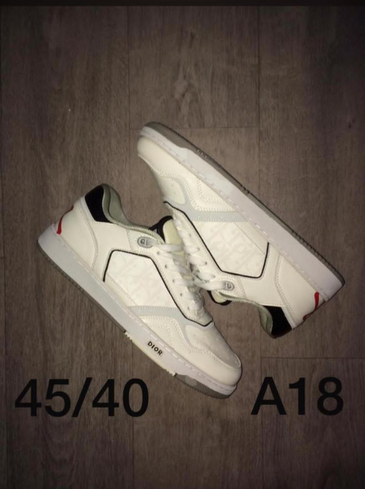 Dior B27x Shawn Low Top White Black