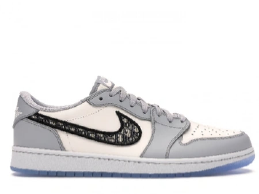 1 Retro Low Dior In Grey/black-sail