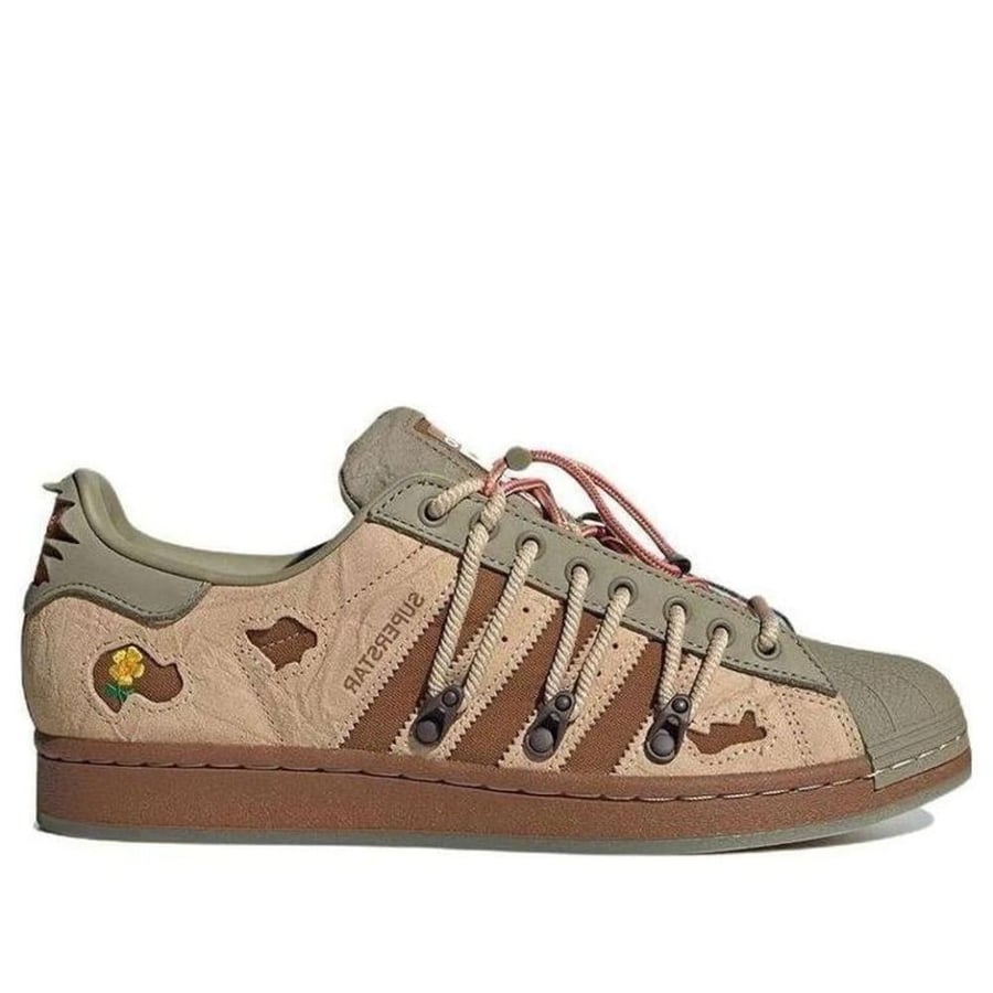 adidas originals Superstar x melting sadness 'Green Brown' '