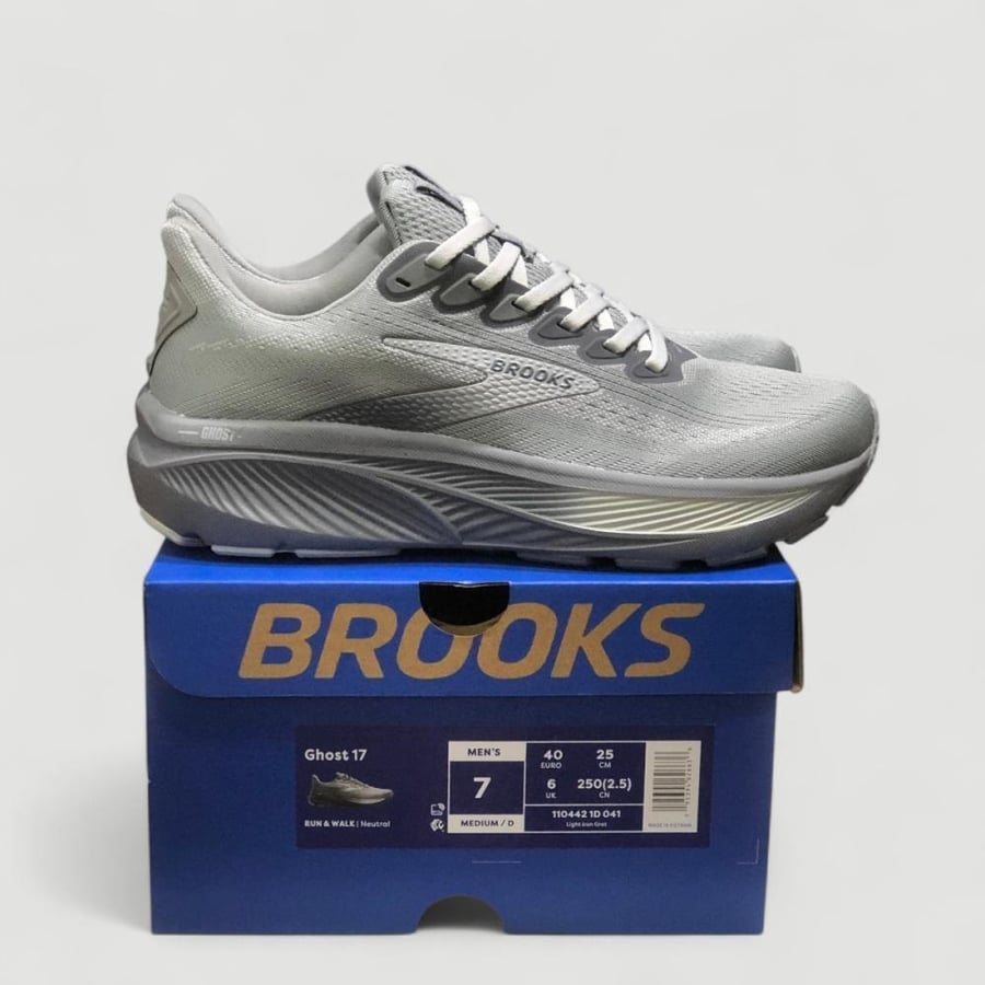 حذاء بروكس جوست 17 | Brooks Ghost 17 Primer Gray Oyster Mushroom