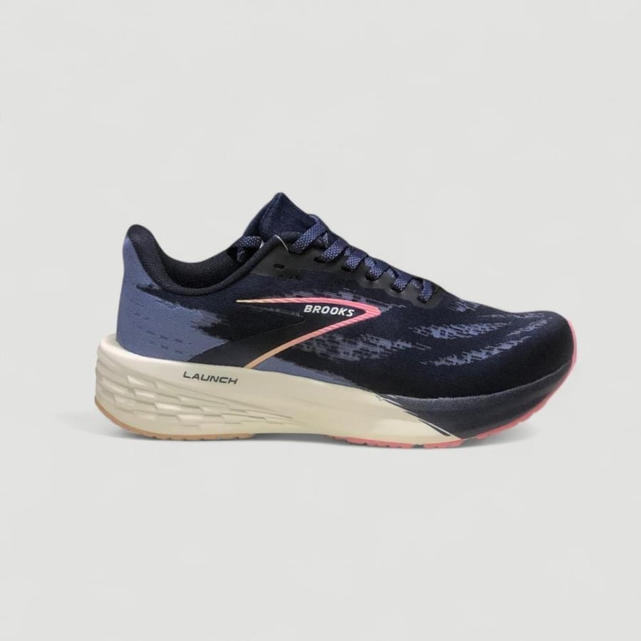 حذاء بروكس لونش 11 للجري | Brooks Launch 11 Peacoat Blue Peach sneakers خفيف ومريح