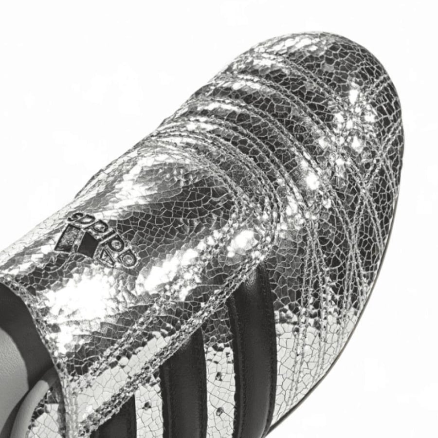 Adidas Taekwondo Silver Metallic Core Black Gum