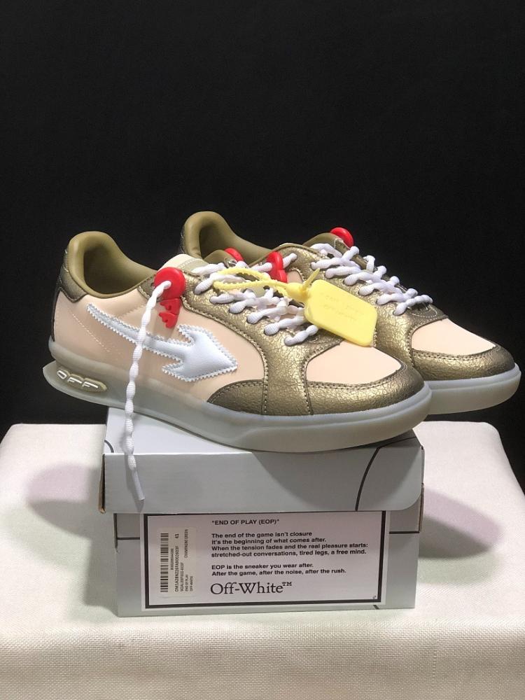 Off-White End Of Play Metallic Gold / Brown