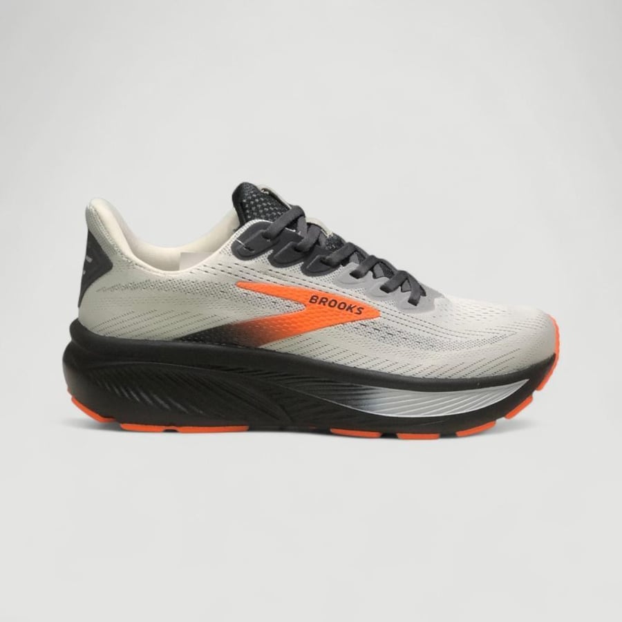 حذاء بروكس جوست 17 | Brooks Ghost 17 Oyster Mushroom Orange Ebony