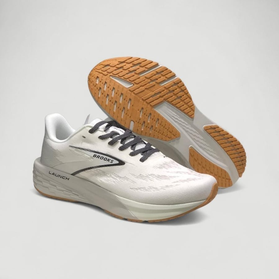 حذاء بروكس لونش 11 للجري | Brooks Launch 11 White Grey Black sneakers