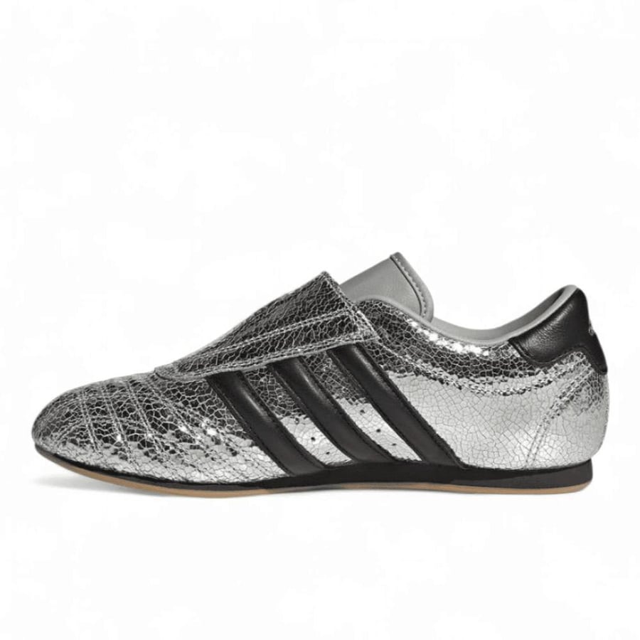Adidas Taekwondo Silver Metallic Core Black Gum