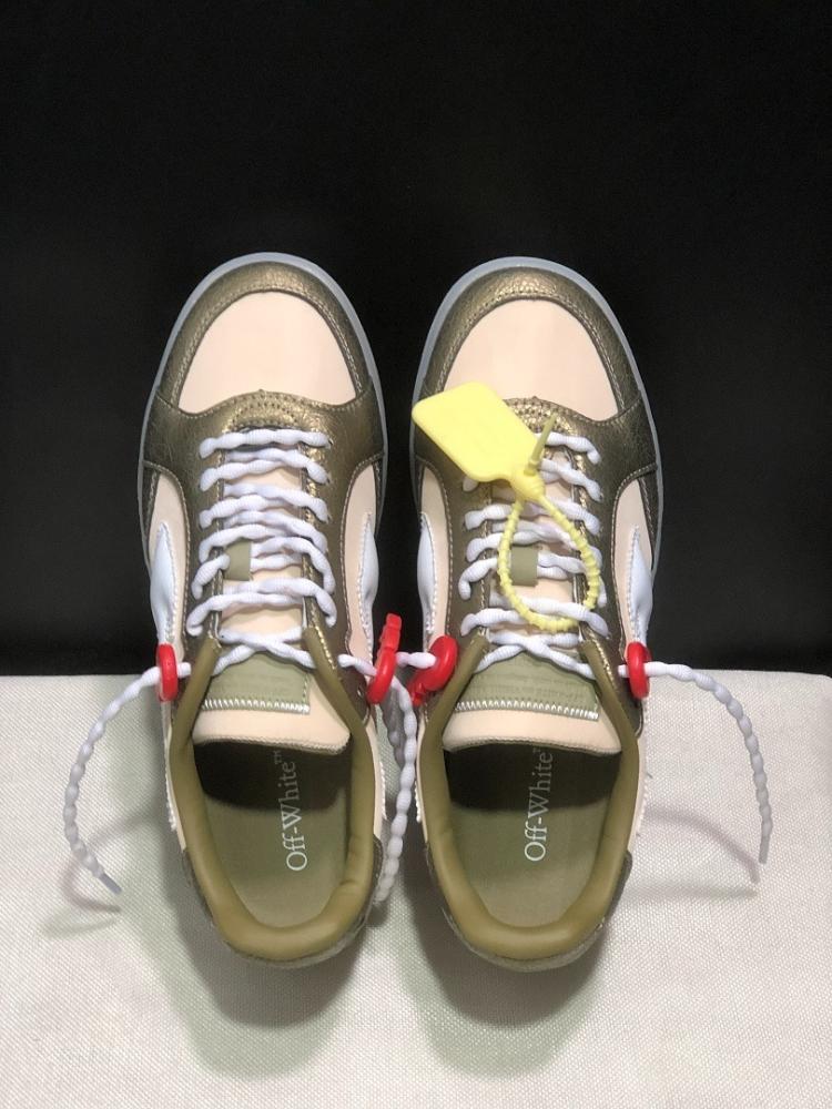 Off-White End Of Play Metallic Gold / Brown