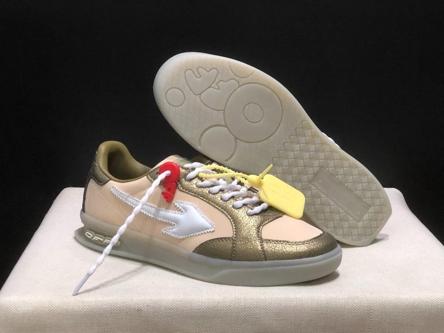 Off-White End Of Play Metallic Gold / Brown