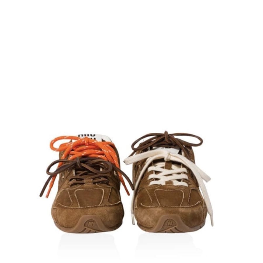 MIU MIU x New Balance 530 SL suede sneakers