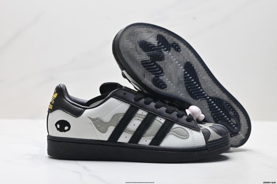 adidas x OFFGOD Tate Superstar 82 Black / Grey