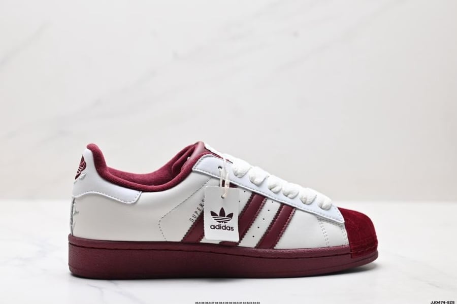 adidas Superstar II 'White Shadow Red'