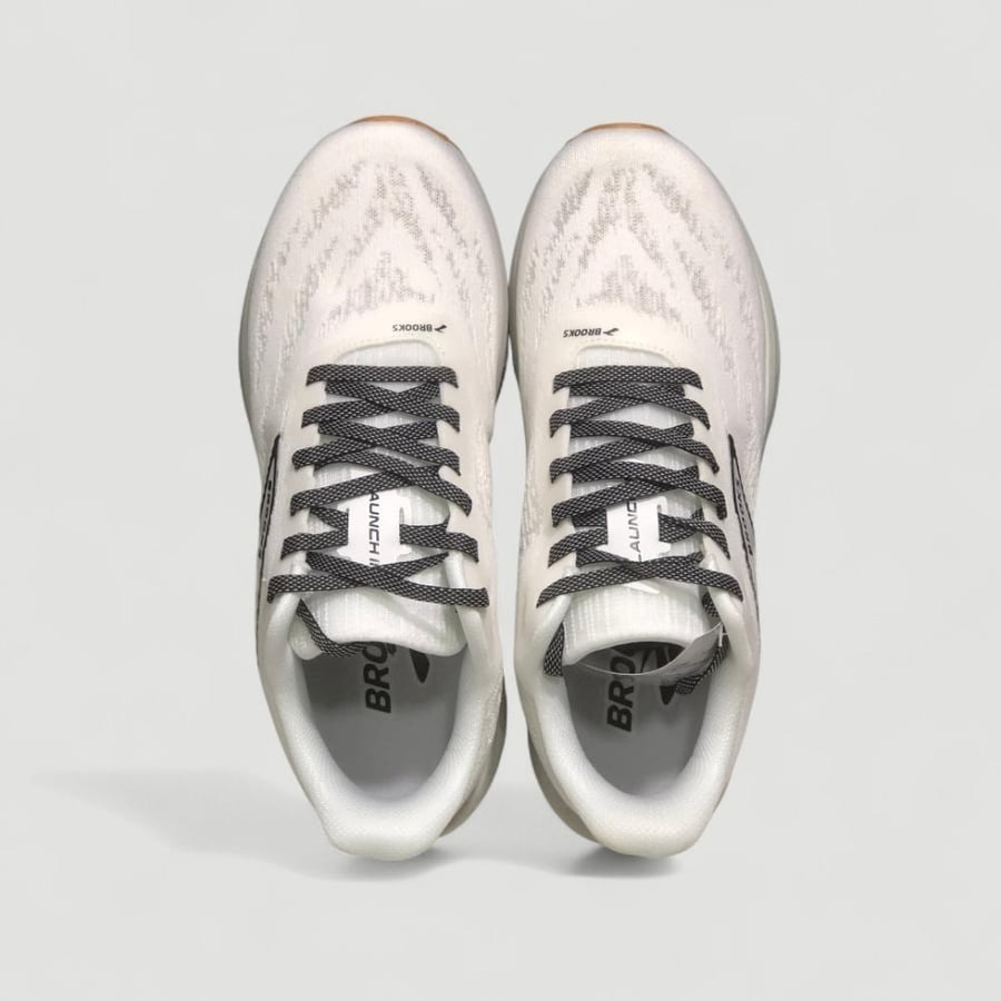 حذاء بروكس لونش 11 للجري | Brooks Launch 11 White Grey Black sneakers