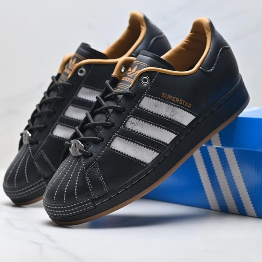 adidas Superstar II Black Silver