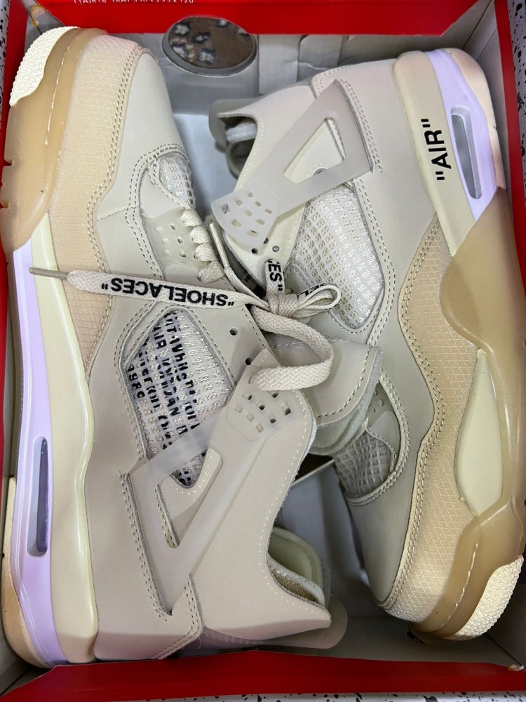 Air Jordan 4 off-white sail