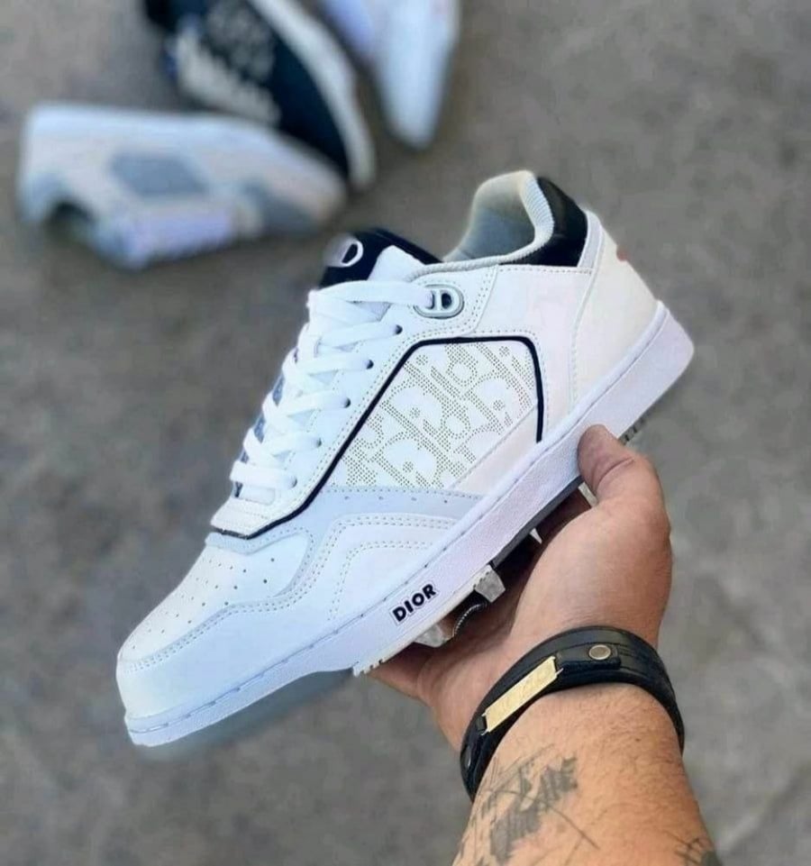 Dior B27x Shawn Low Top White Black