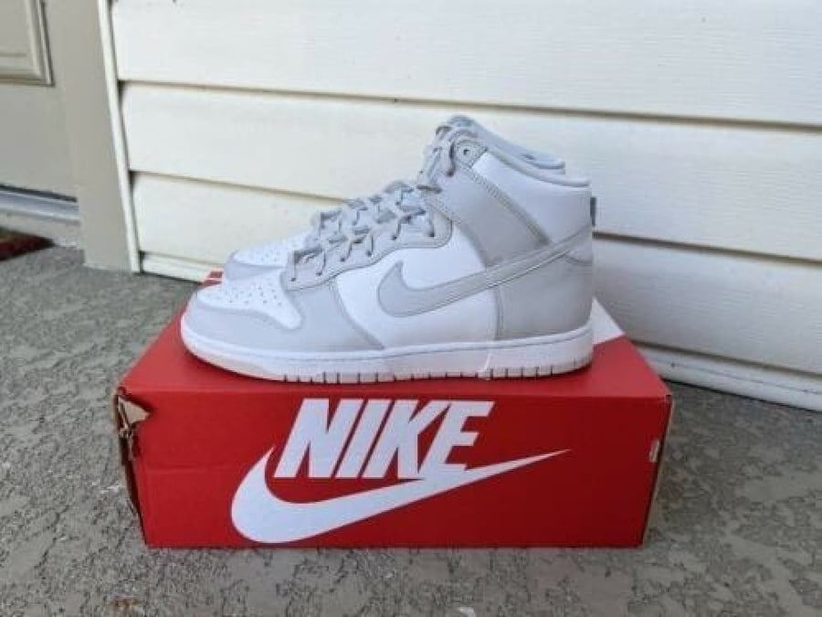 Nike Dunk High Retro White Vast Grey