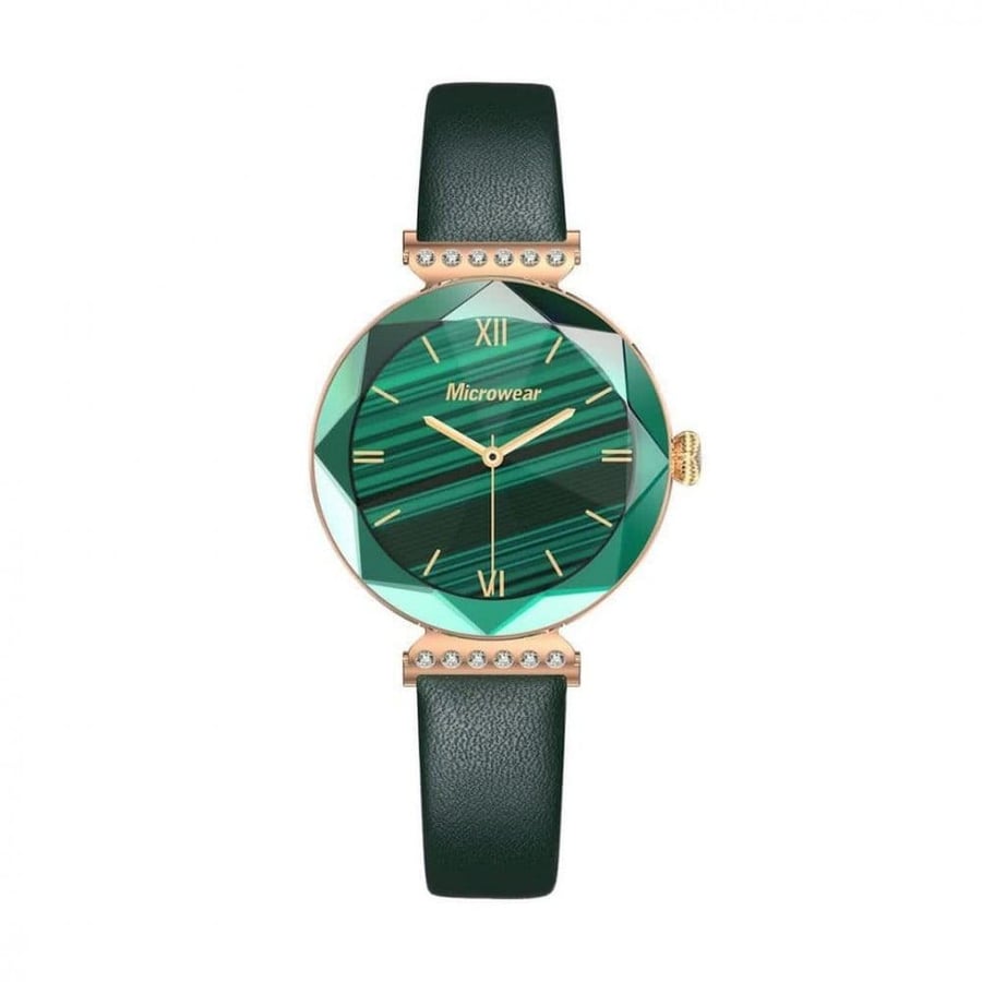 ساعة قرين ليون Swarovski الذكيه تدعم الاشعارات