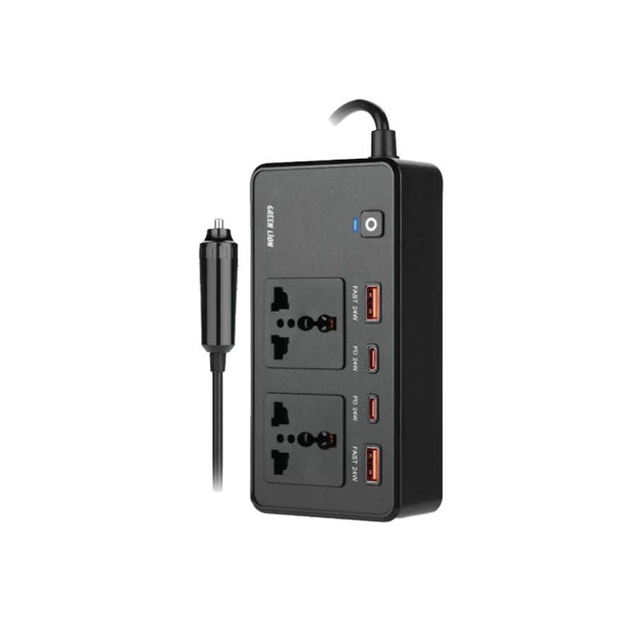 محول طاقة للسيارة GC-200 بقوة 200 واط من GreenLion
