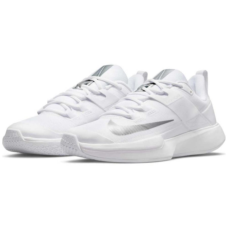 Nike Court Vapor Lite Shoes White Metallic Silverer